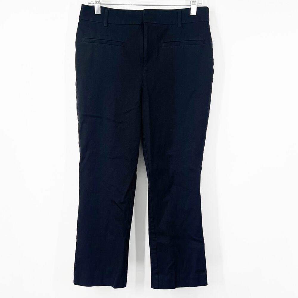 Maeve by Anthropologie Black High Rise Cropped Trouser Pants